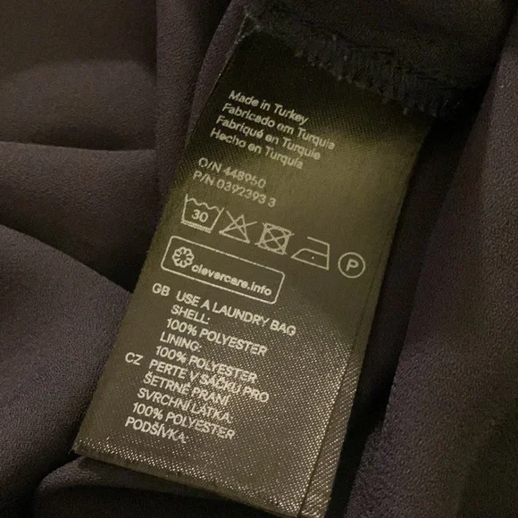 H&M Crochet Lace Dress Navy - Picture 8 of 8